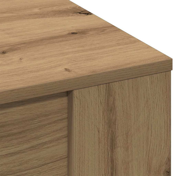 Masă de cafea Stejar Artizanal 102 x 55 x 45 cm Lemn compozit - WALTI WALTI