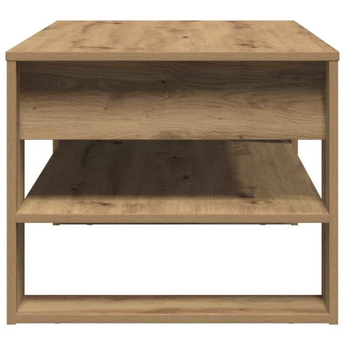 Masă de cafea Stejar Artizanal 102 x 55 x 45 cm Lemn compozit - WALTI WALTI