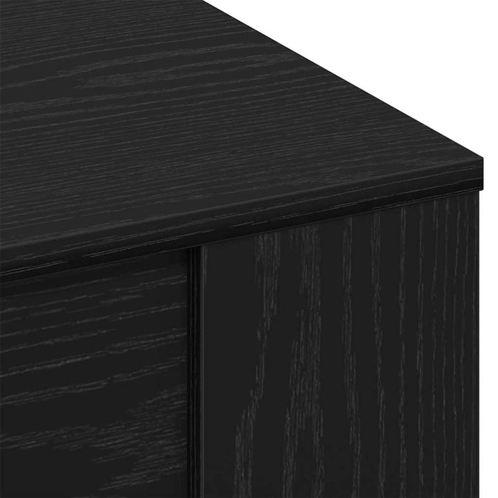 Masă de cafea Stejar Negru 55,5 x 55 x 45 cm Lemn compozit - WALTI WALTI