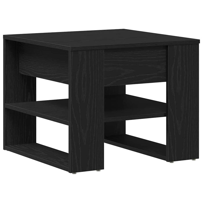 Masă de cafea Stejar Negru 55,5 x 55 x 45 cm Lemn compozit - WALTI WALTI