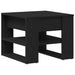 Masă de cafea Stejar Negru 55,5 x 55 x 45 cm Lemn compozit - WALTI WALTI