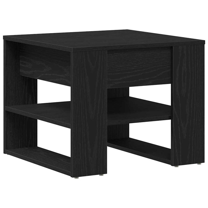 Masă de cafea Stejar Negru 55,5 x 55 x 45 cm Lemn compozit - WALTI WALTI