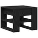Masă de cafea Stejar Negru 55,5 x 55 x 45 cm Lemn compozit - WALTI WALTI