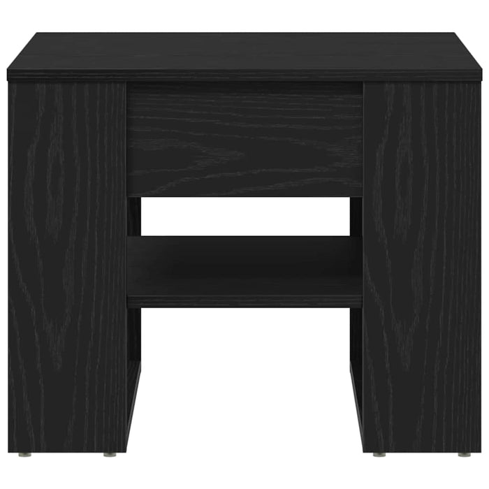 Masă de cafea Stejar Negru 55,5 x 55 x 45 cm Lemn compozit - WALTI WALTI