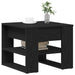 Masă de cafea Stejar Negru 55,5 x 55 x 45 cm Lemn compozit - WALTI WALTI