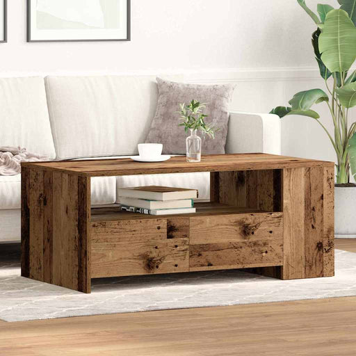 Masă de cafea Lemn Vechi 102 x 55 x 43,5 cm Lemn compozit - WALTI WALTI