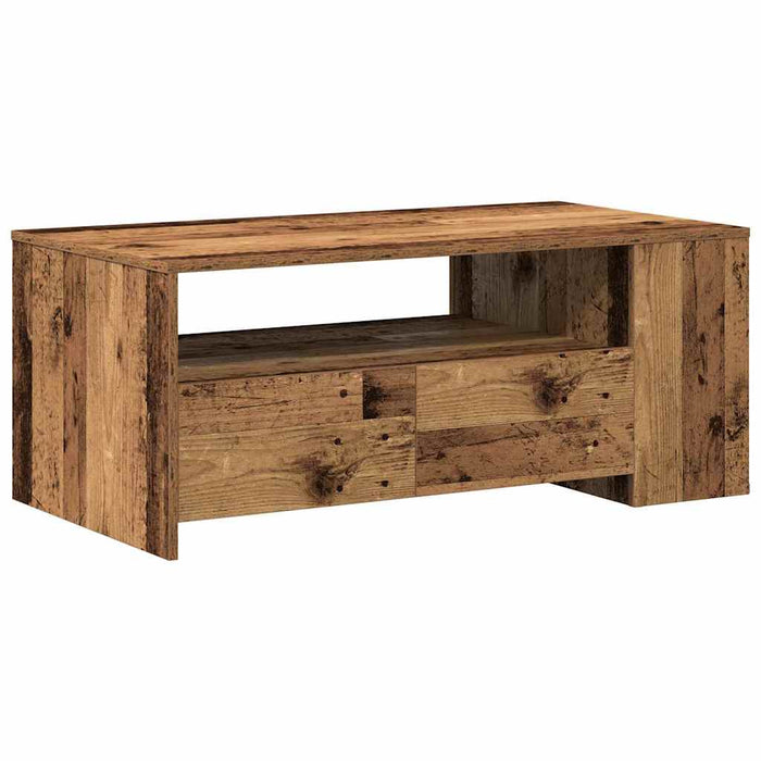 Masă de cafea Lemn Vechi 102 x 55 x 43,5 cm Lemn compozit - WALTI WALTI
