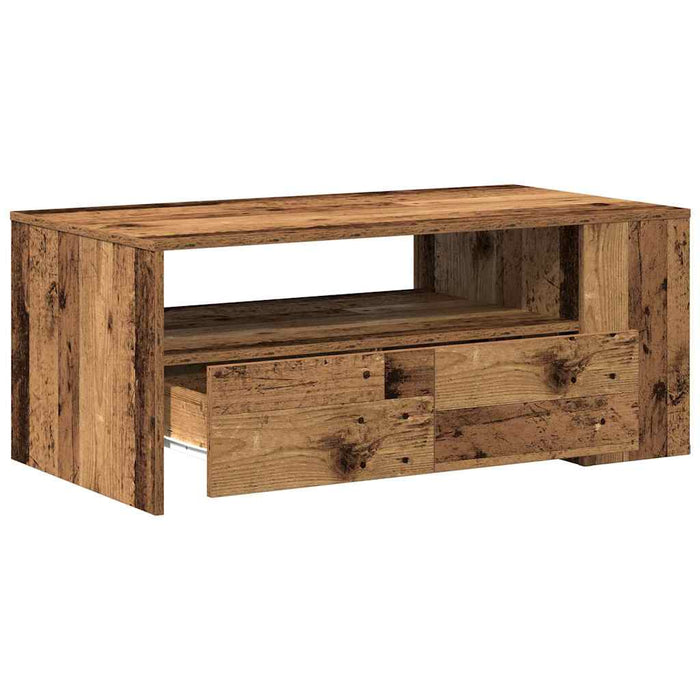 Masă de cafea Lemn Vechi 102 x 55 x 43,5 cm Lemn compozit - WALTI WALTI