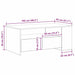 Masă de cafea Lemn Vechi 102 x 55 x 43,5 cm Lemn compozit - WALTI WALTI