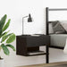 Dulap de noapte Stejar Negru 46 x 30 x 30 cm Lemn compozit - WALTI WALTI