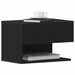 Dulap de noapte Stejar Negru 46 x 30 x 30 cm Lemn compozit - WALTI WALTI