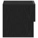 Dulap de noapte Stejar Negru 46 x 30 x 30 cm Lemn compozit - WALTI WALTI