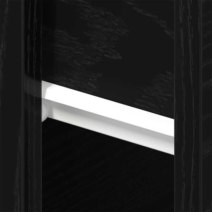 Dulap de noapte cu sertar 2 pcs Stejar Negru 46 x 30 x 30 cm - WALTI WALTI