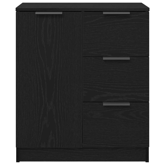 Bufet cu sertar Negru 60 x 30 x 70 cm Lemn compozit - WALTI WALTI