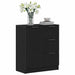 Bufet cu sertar Negru 60 x 30 x 70 cm Lemn compozit - WALTI WALTI