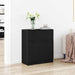 Bufet cu sertar Negru 60 x 30 x 70 cm Lemn compozit - WALTI WALTI