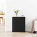 Bufet cu sertar Negru 60 x 30 x 70 cm Lemn compozit - WALTI WALTI