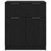 Bufet cu sertar Negru 60 x 30 x 70 cm Lemn compozit - WALTI WALTI