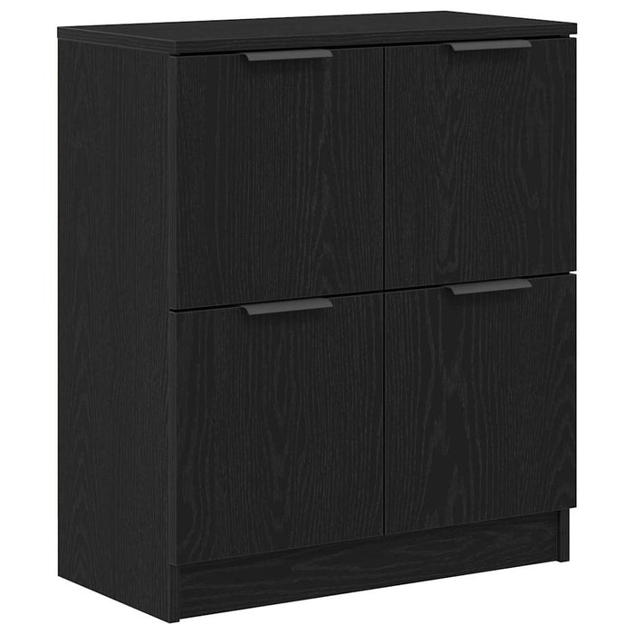 Bufet Stejar Negru 60 x 30 x 70 cm Lemn compozit - WALTI WALTI