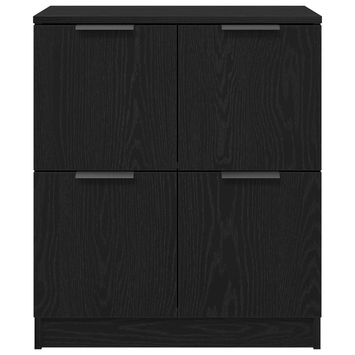 Bufet Stejar Negru 60 x 30 x 70 cm Lemn compozit - WALTI WALTI