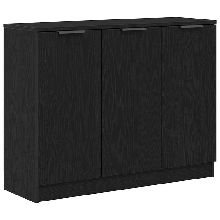 Bufet Stejar Negru 90,5 x 30 x 70 cm Lemn compozit - WALTI WALTI