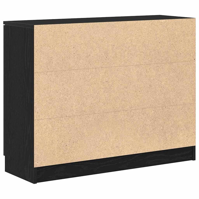 Bufet Stejar Negru 90,5 x 30 x 70 cm Lemn compozit - WALTI WALTI