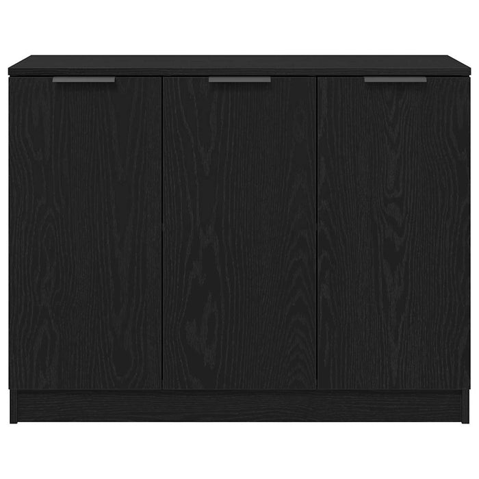 Bufet Stejar Negru 90,5 x 30 x 70 cm Lemn compozit - WALTI WALTI