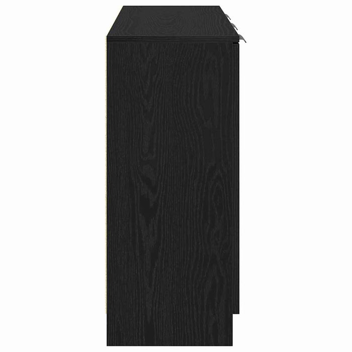 Bufet Stejar Negru 90,5 x 30 x 70 cm Lemn compozit - WALTI WALTI