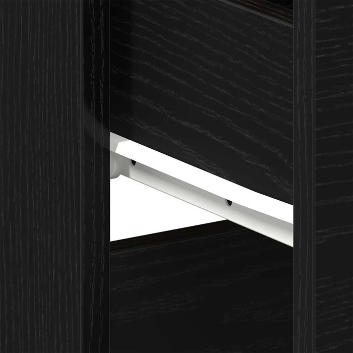 Dulap de noapte Stejar negru 40 x 35 x 65 cm Lemn compozit - WALTI WALTI