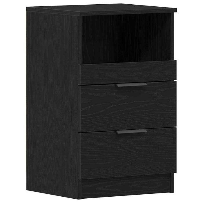 Dulap de noapte Stejar negru 40 x 35 x 65 cm Lemn compozit - WALTI WALTI