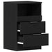 Dulap de noapte Stejar negru 40 x 35 x 65 cm Lemn compozit - WALTI WALTI