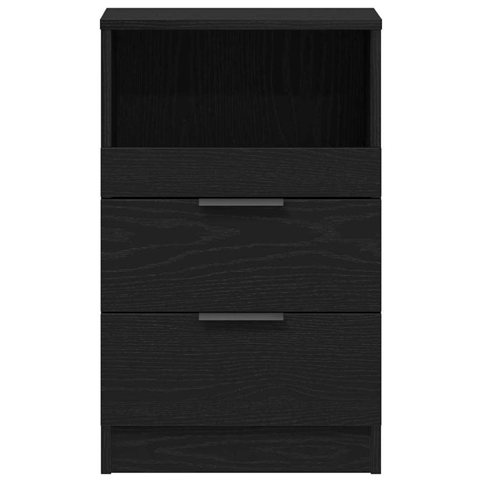 Dulap de noapte cu sertar 2 pcs Stejar negru 40 x 35 x 65 cm - WALTI WALTI