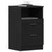 Dulap de noapte cu sertar 2 pcs Stejar negru 40 x 35 x 65 cm - WALTI WALTI