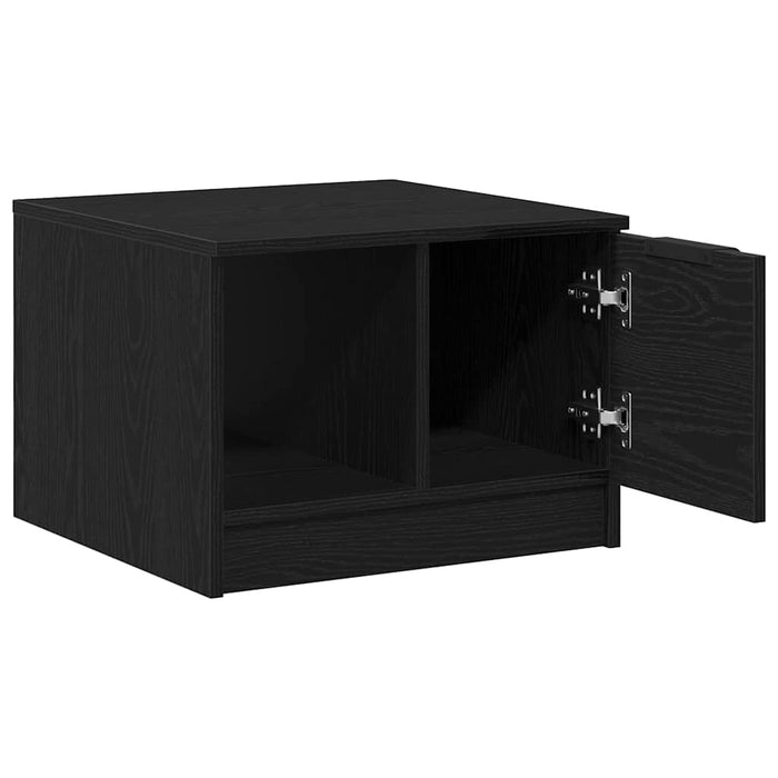 Masă de cafea Stejar negru 50 x 50 x 36 cm Lemn compozit - WALTI WALTI