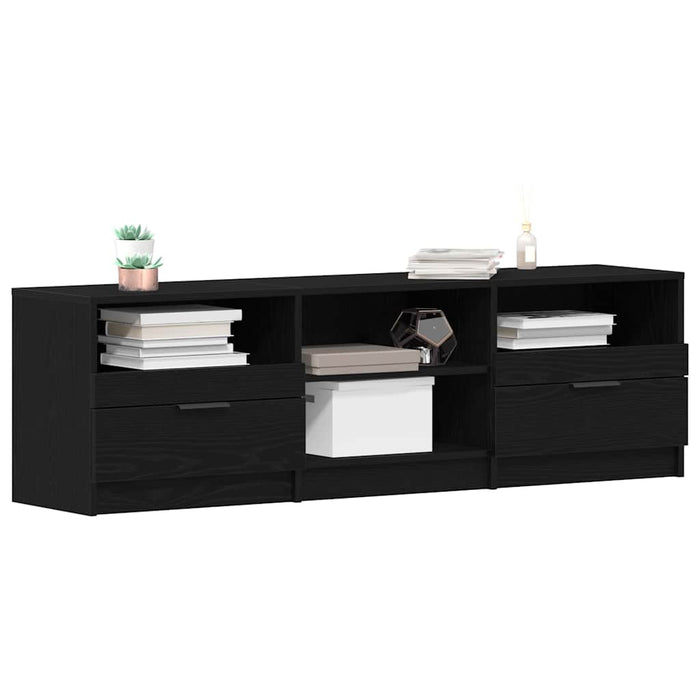 Cabinet TV cu sertar Negru 150 x 33.5 x 45 cm Lemn compozit - WALTI WALTI