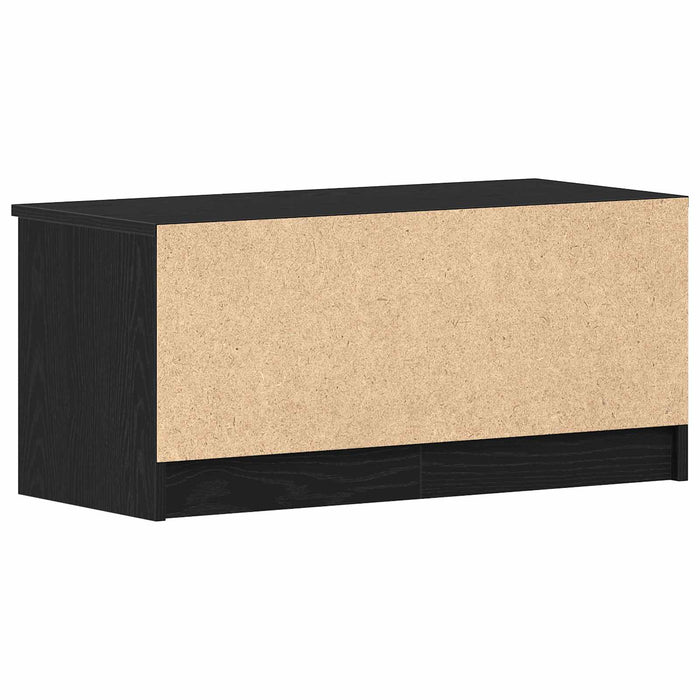 Cabinet TV Stejar Negru 80 x 35 x 36,5 cm Lemn compozit WALTI