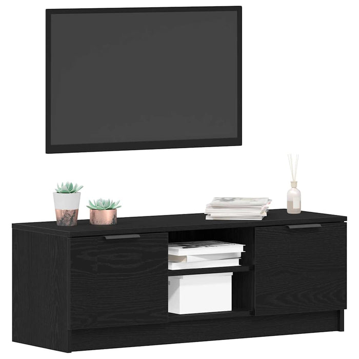 Cabinet TV Negru 102 x 35 x 36.5 cm Lemn compozit - WALTI WALTI