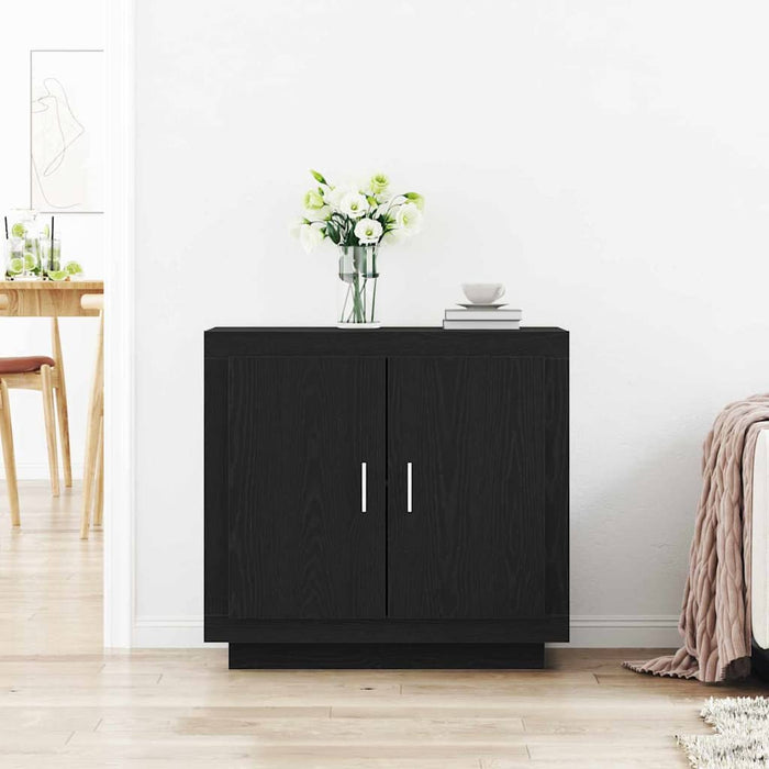 Bufet Negru 80 x 40 x 75 cm Lemn compozit - WALTI WALTI