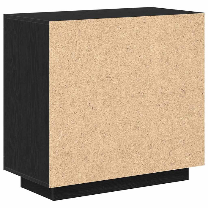 Bufet Negru 80 x 40 x 75 cm Lemn compozit - WALTI WALTI