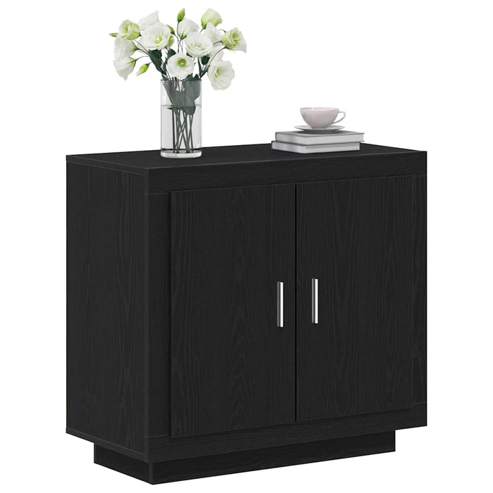 Bufet Negru 80 x 40 x 75 cm Lemn compozit - WALTI WALTI