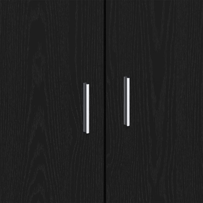 Bufet Negru 92 x 35 x 75 cm Lemn compozit - WALTI WALTI