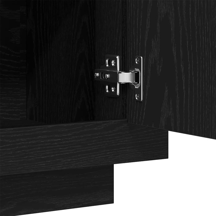 Bufet Negru 92 x 35 x 75 cm Lemn compozit - WALTI WALTI