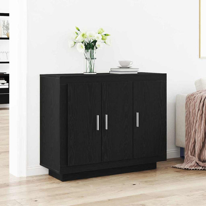 Bufet Negru 92 x 35 x 75 cm Lemn compozit - WALTI WALTI