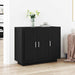 Bufet Negru 92 x 35 x 75 cm Lemn compozit - WALTI WALTI