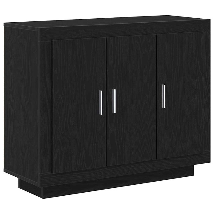 Bufet Negru 92 x 35 x 75 cm Lemn compozit - WALTI WALTI