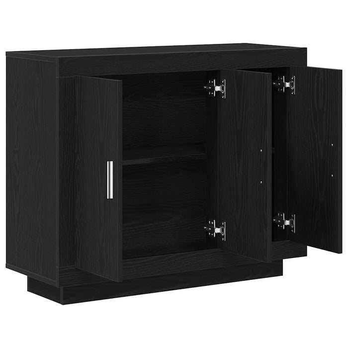 Bufet Negru 92 x 35 x 75 cm Lemn compozit - WALTI WALTI
