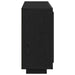 Bufet Negru 92 x 35 x 75 cm Lemn compozit - WALTI WALTI