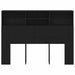 Tablă de pat cu sertar cu raft Stejar negru 140 x 19 x 103.5 cm - WALTI WALTI