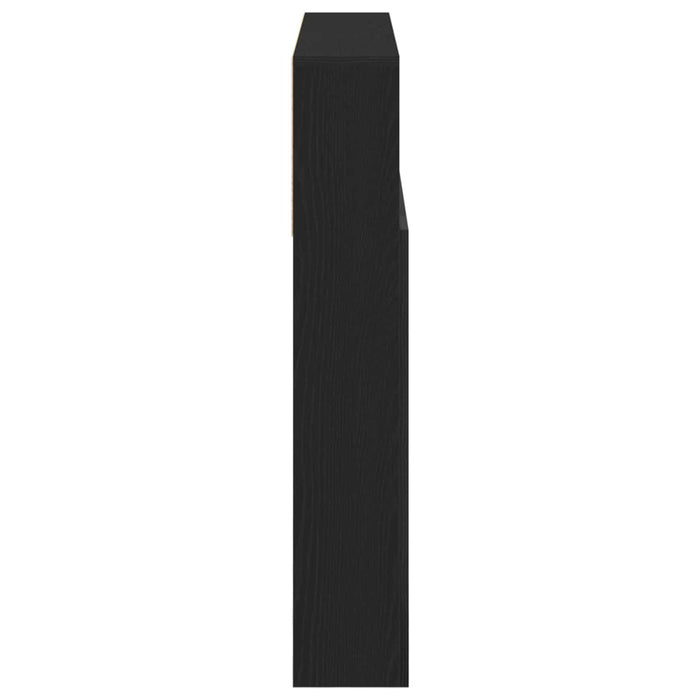 Tablă de pat cu sertar cu raft Stejar Negru 140 x 19 x 103,5 cm - WALTI WALTI