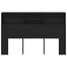 Tablă de pat cu sertar cu raft Stejar negru 160 x 19 x 103.5 cm - WALTI WALTI